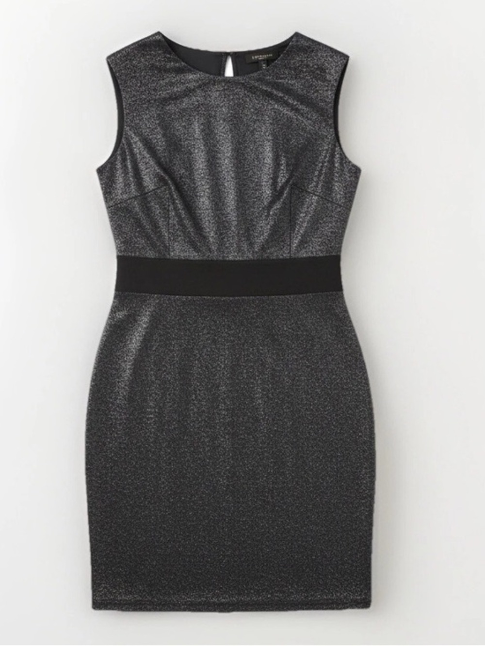 Forever 21 Black Metallic Shimmer Bodycon Dress